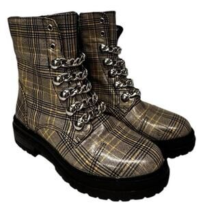 Circus by Sam Edelman Women's Gili Fashion Boot, Yellow Multi Zip Up Size 6.5